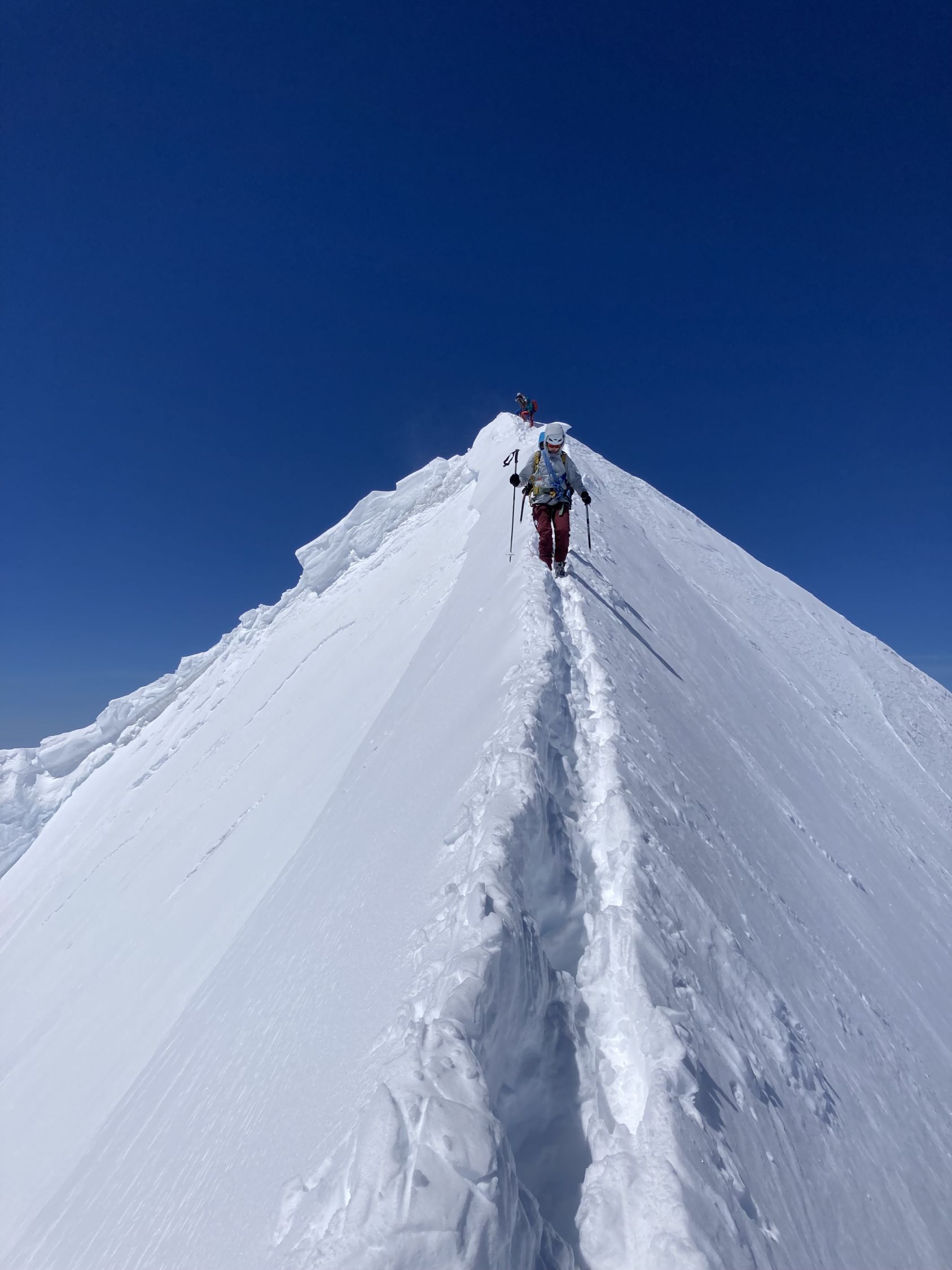 Mönch 4110m Aktuelle Verhältnisse vom 03 05 2023 auf der Route